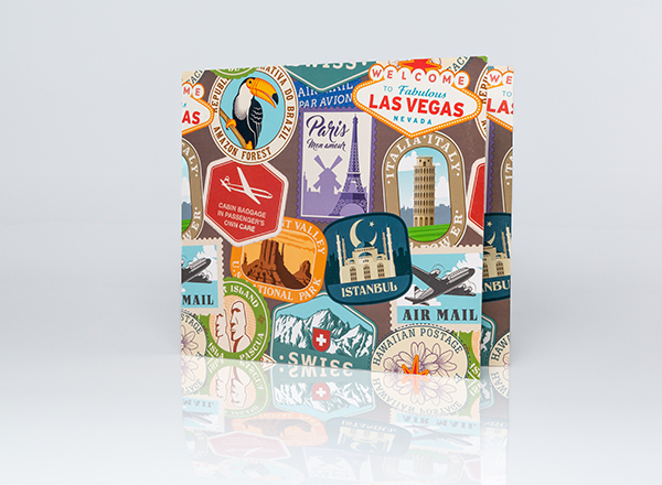 Fotomappe Briefmarke