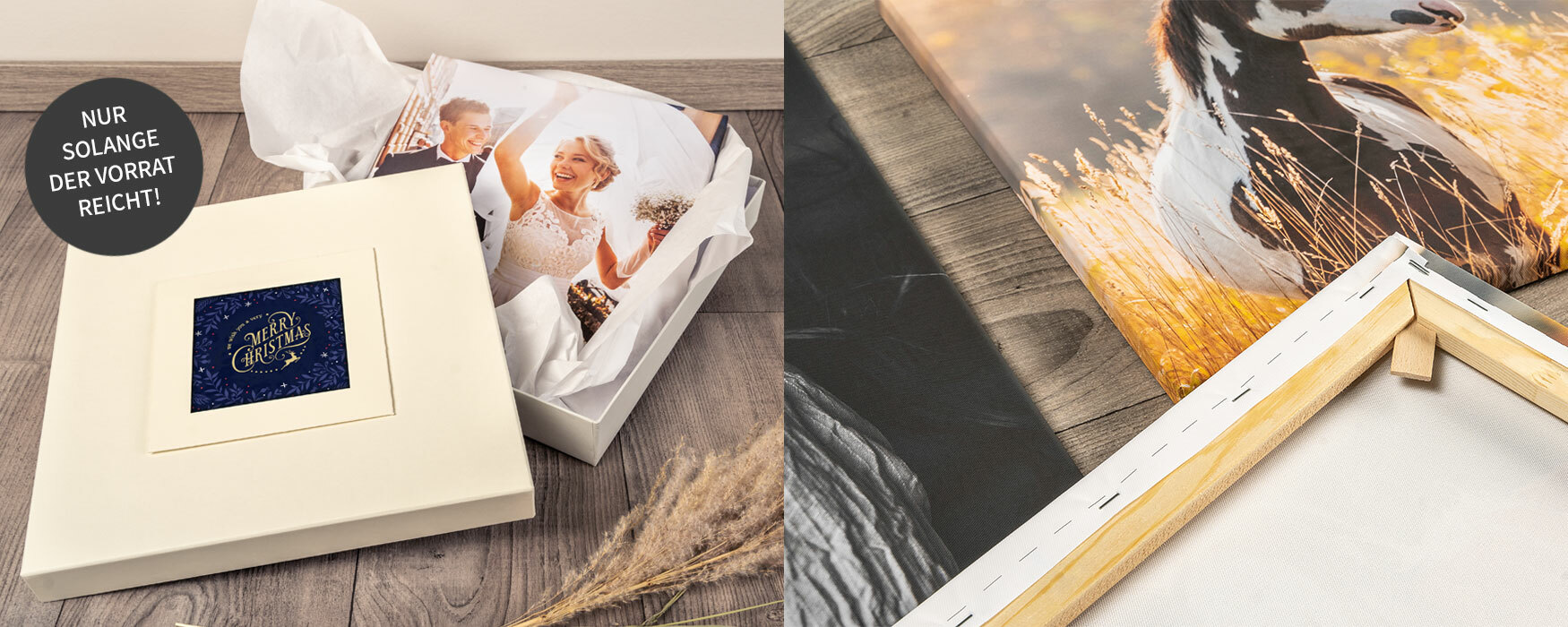 Leinwand Geschenkbox