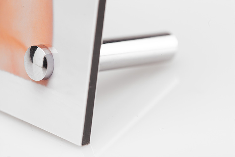 Fotoaufsteller aus Alu-Dibond inkl. Standfuß