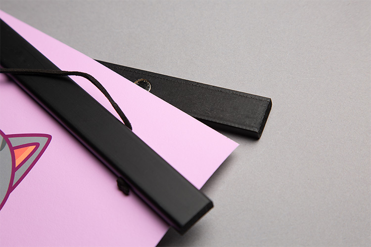 Posterleiste 30 cm Schwarz