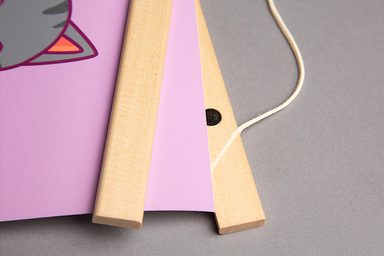 Posterleiste 42 cm Eiche