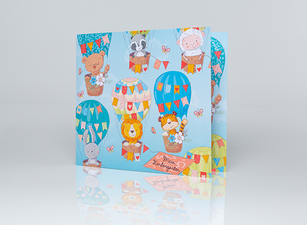 Fotomappe Heißluftballons