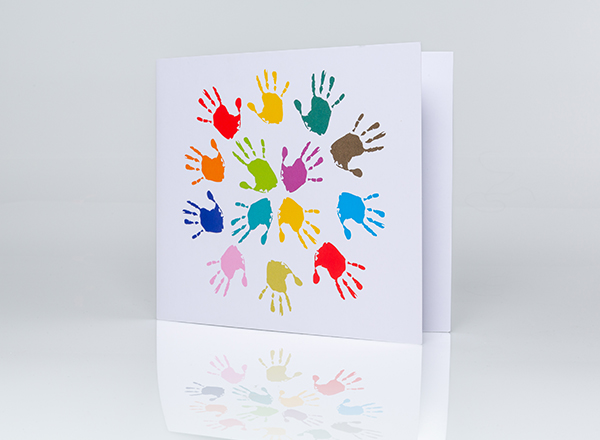 Fotomappe Bunte Hände