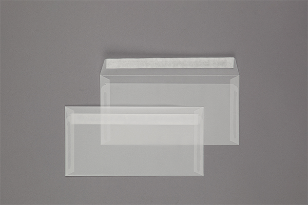 Umschlag 110 x 220 mm - Transparent