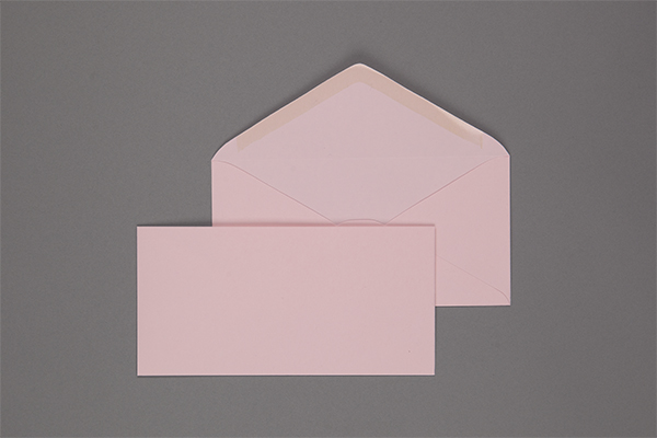 Umschlag 110 x 220 mm - Rosa