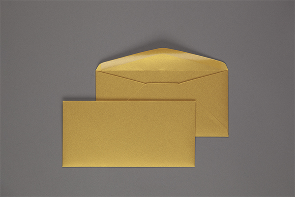 Umschlag 110 x 220 mm - Gold
