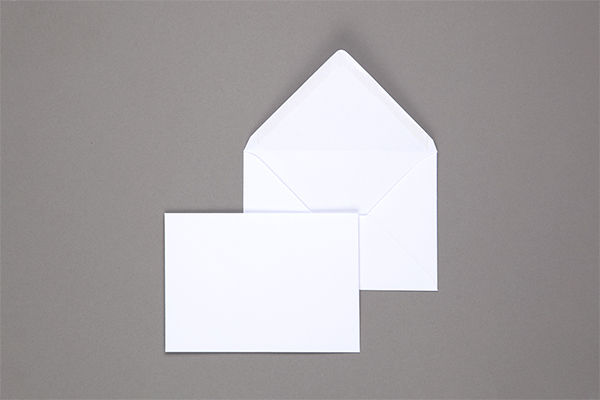 Umschlag 114 x 162 mm - Weiß