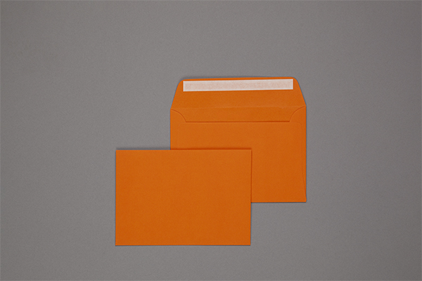 Umschlag 114 x 162 mm - Orange