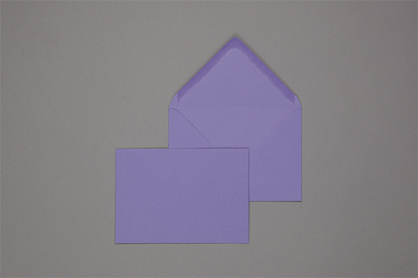 Umschlag 114 x 162 mm - Violett