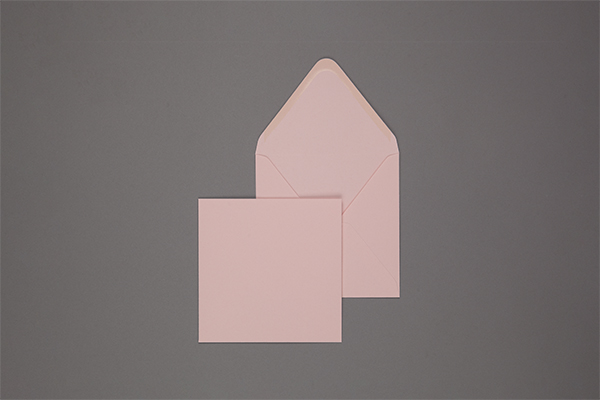 Umschlag 160 x 160 mm - Rosa