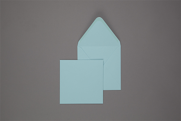 Umschlag 160 x 160 mm - Blau