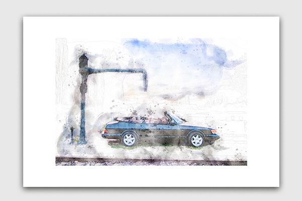 SAAB Kunstdruck Keep Dry